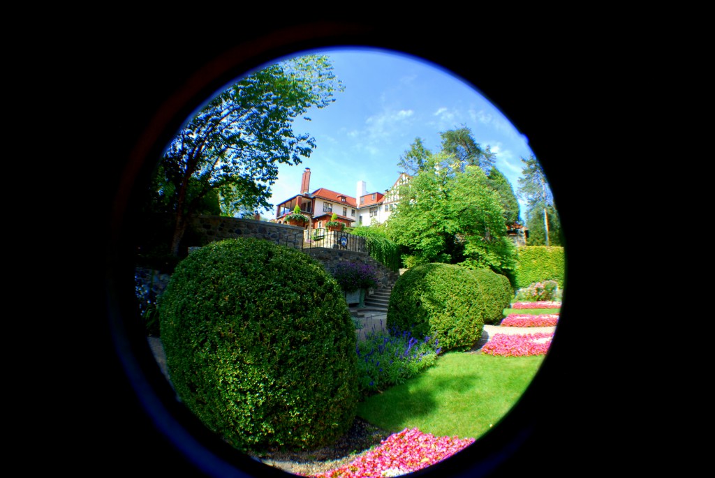 Booth house from garden Cranbrook